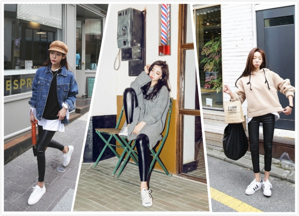 中国美女穿皮裤的搭配,老师穿皮裤搭配靴子