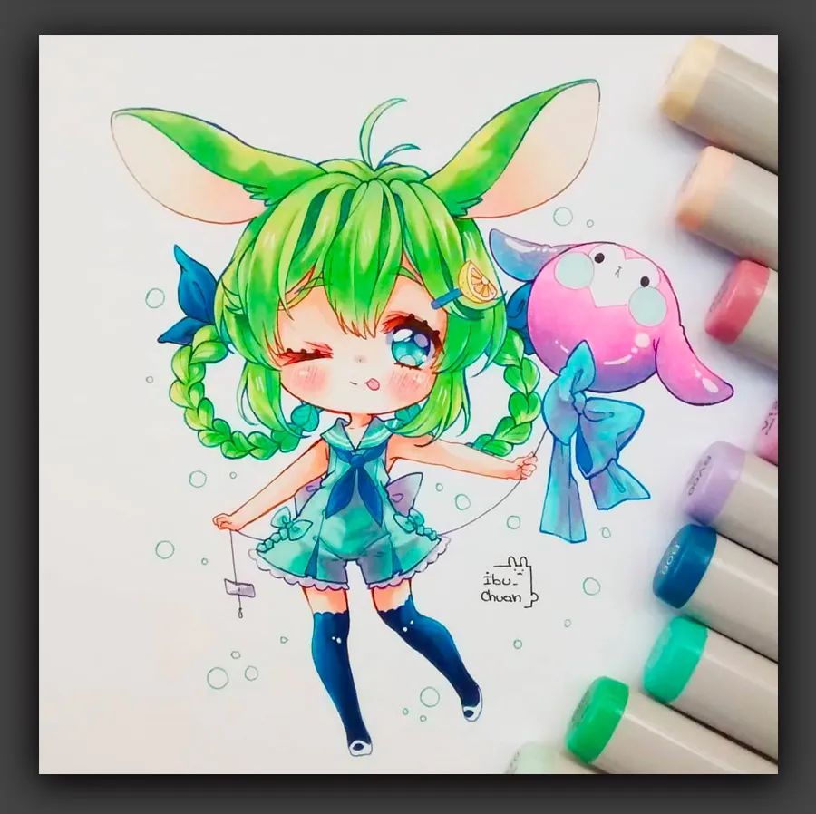 卡通动漫人物绘画素材9-12岁,绘画学习图文