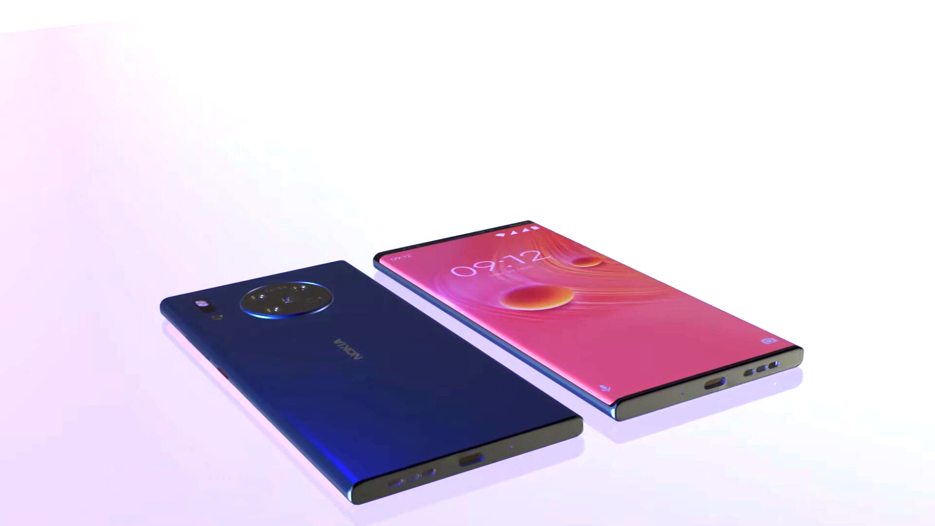 诺基亚亮5G王牌：6400万五摄+4800mAh+瀑布屏全系标配90Hz流体屏