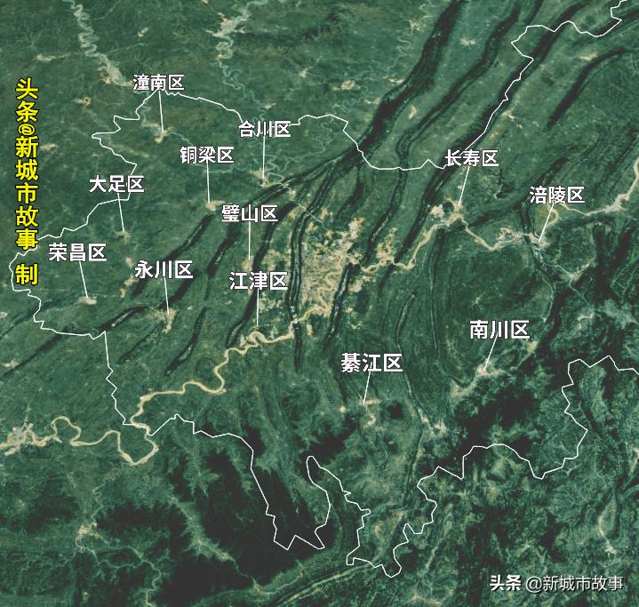 中国行政区划市图片,重庆市开州区行政区划