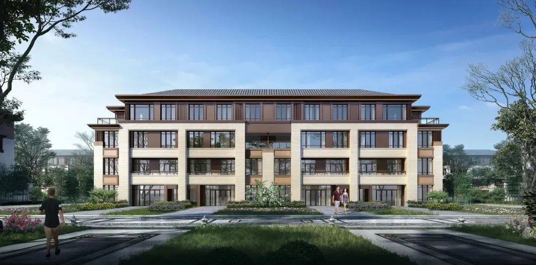 未来郊区带花园别墅,未来带院子的楼房