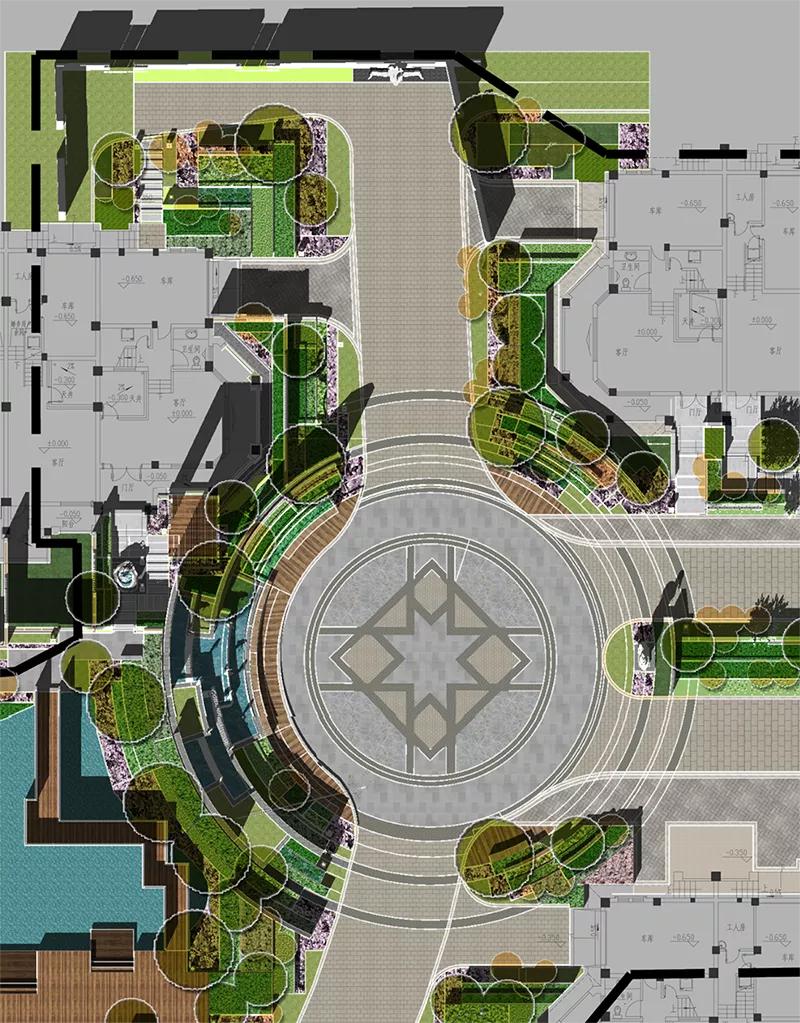 打造小区景观设计,简单住宅装修设计案例大全