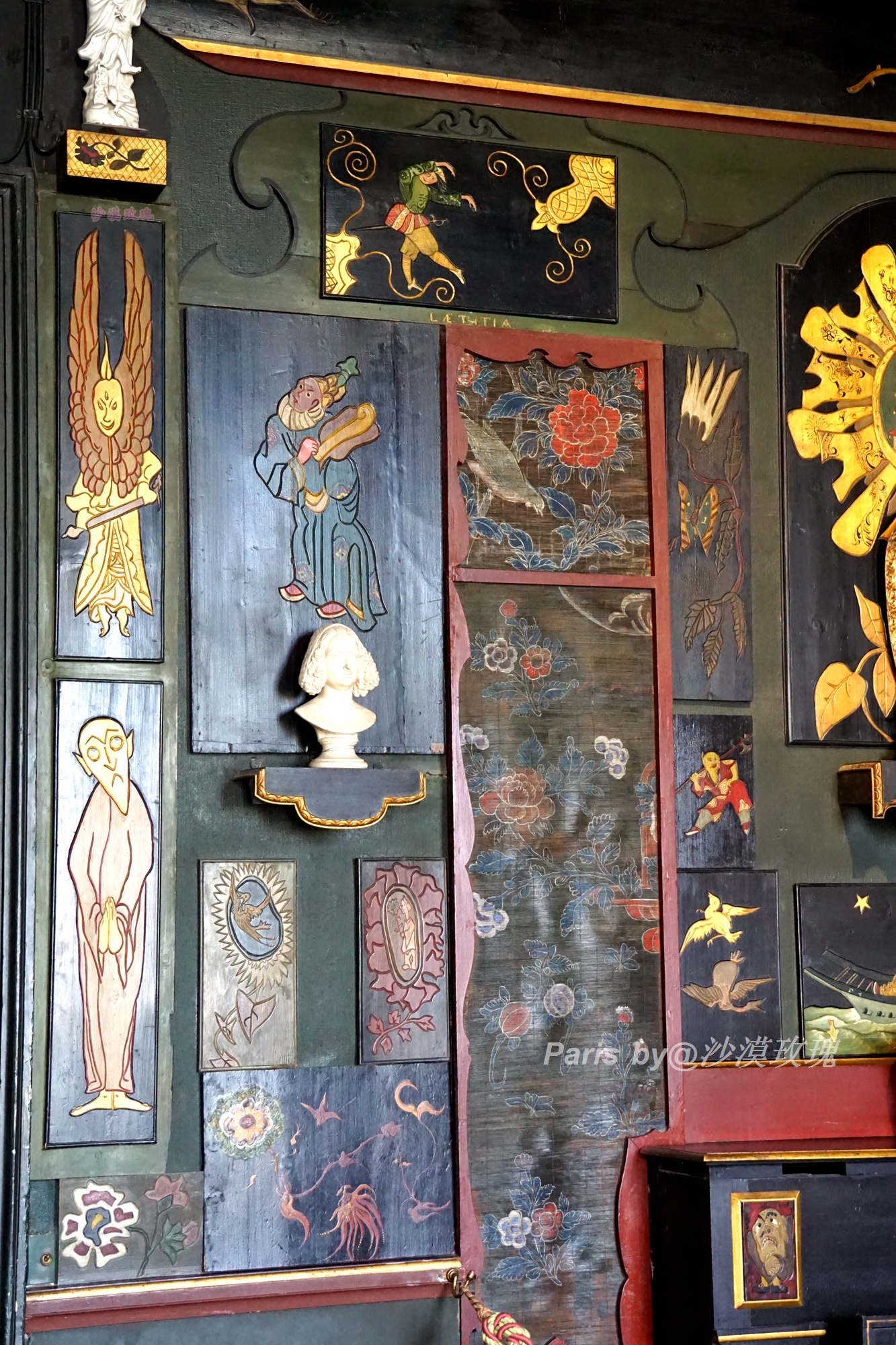 他从未来过中国，却热爱东方文化，为情人亲手设计了“中国沙龙”