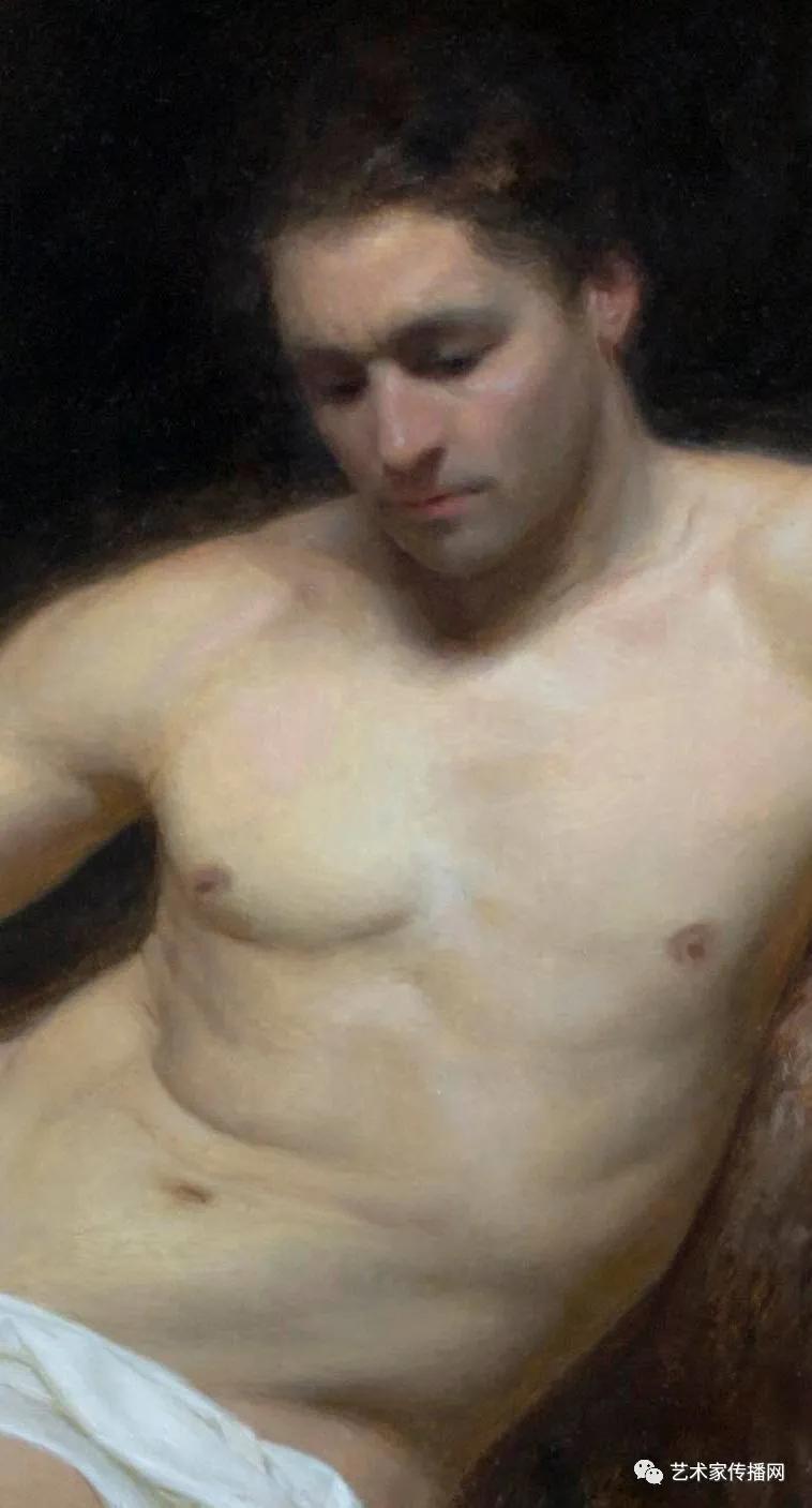 美国写实油画大师作品欣赏,写实油画中国女肖像脸部调色技巧