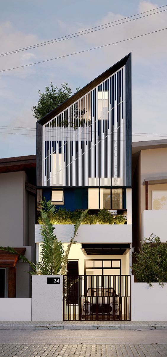 庭院入户门设计效果图,入户门庭院设计