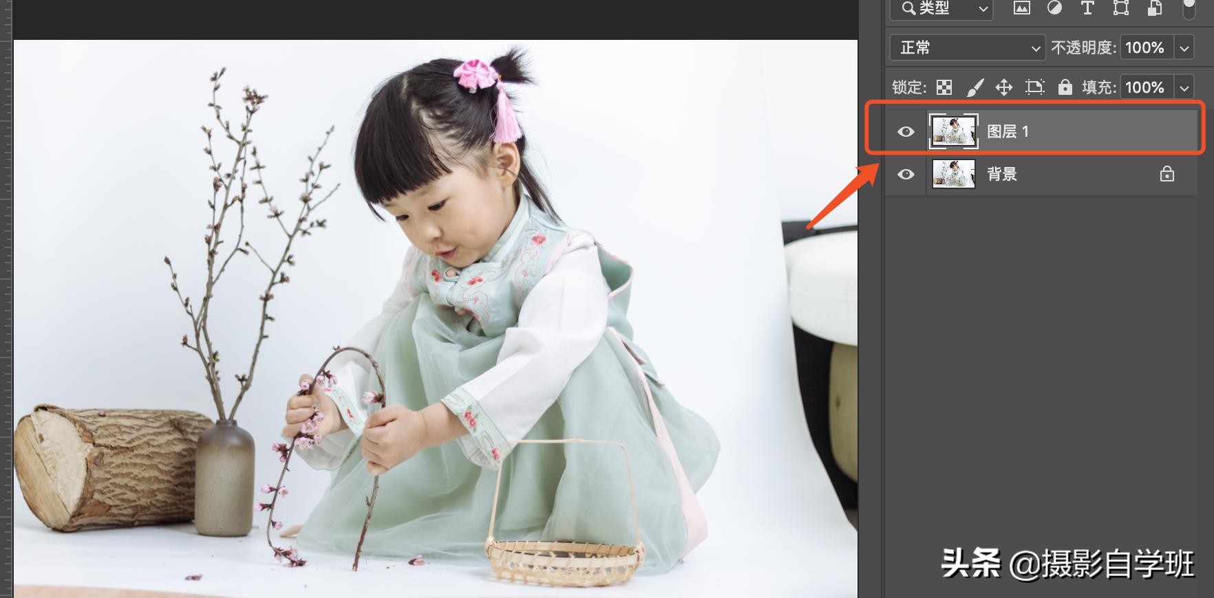 儿童拍稻田照片怎么拍出高级感,儿童摄影居家人像调色教程