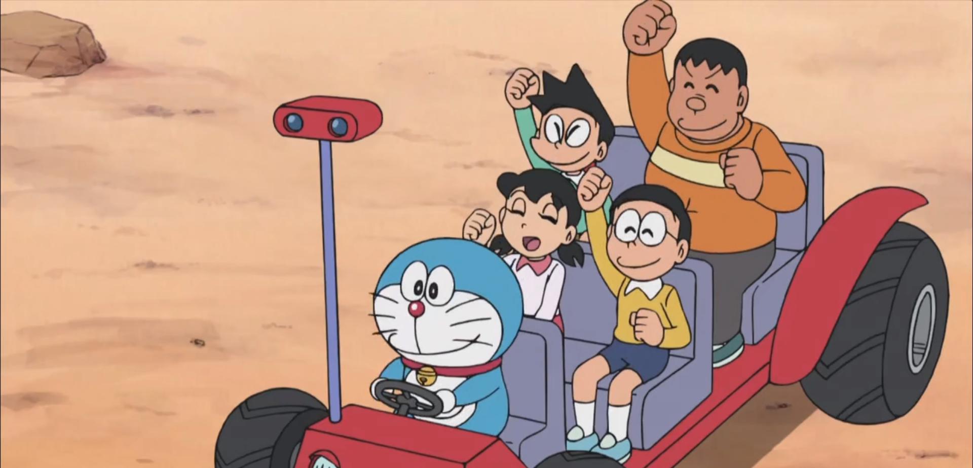 哆啦a梦被关在海底监狱 (哆啦a梦火星人来访)