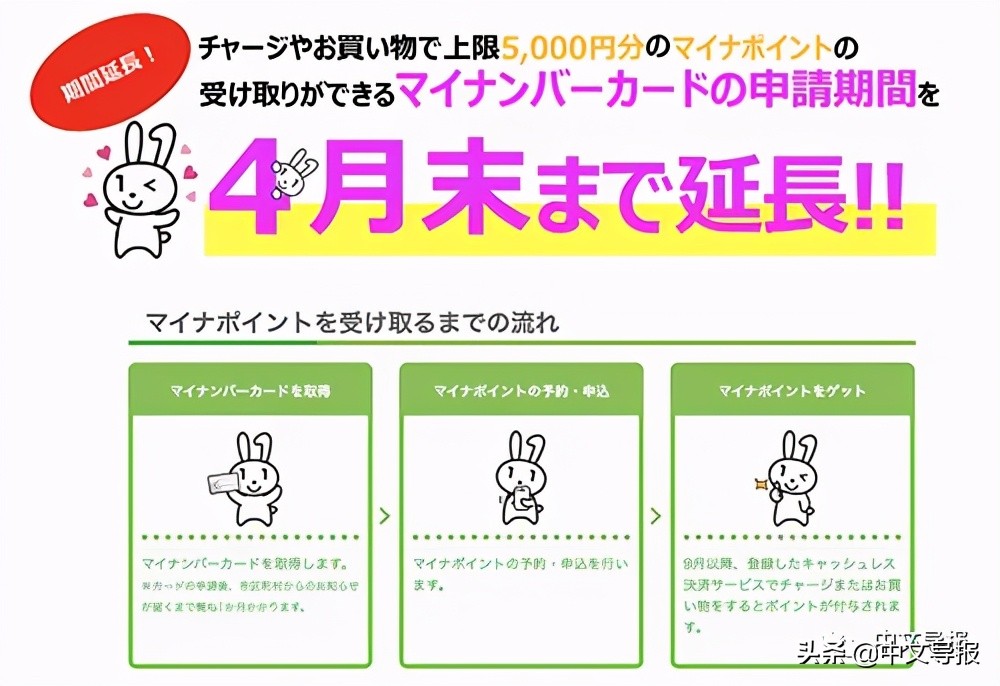 日本政府请你薅羊毛，个人编号卡返金5000点活动再延一个月