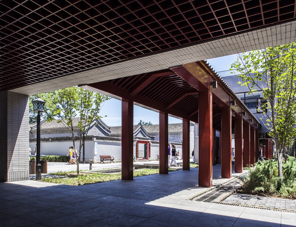 北京三十五中高中新校园，古宅院风格的现代校园