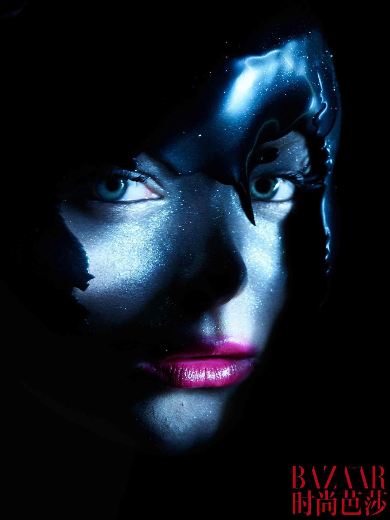 乔欣的熊猫妆照片,乔欣和熊猫眼妆