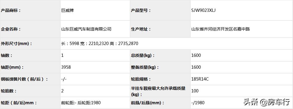 旅居房车生产,工信部旅居车房车公告