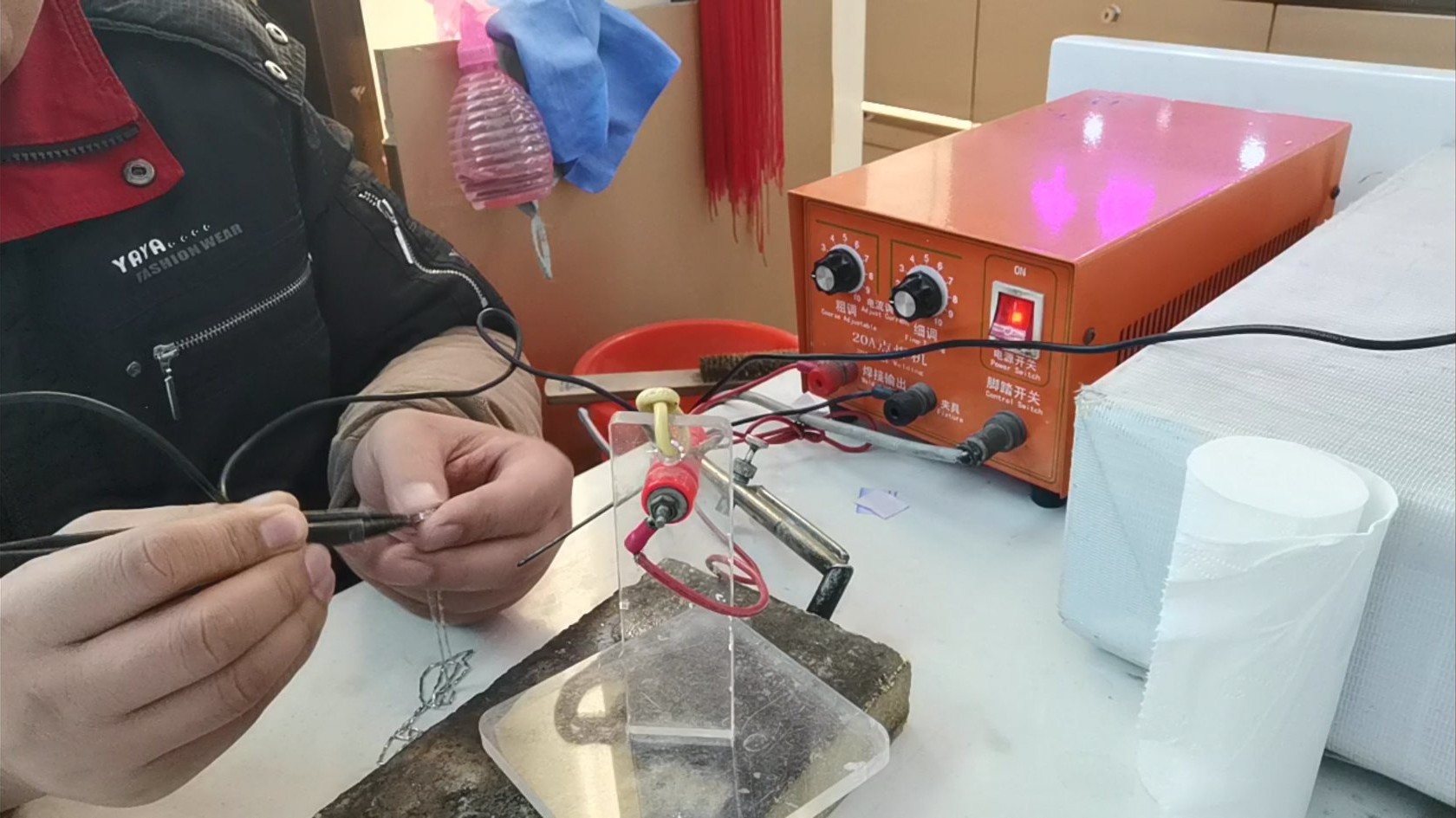 925银项链焊机使用方法,s925项链焊接视频