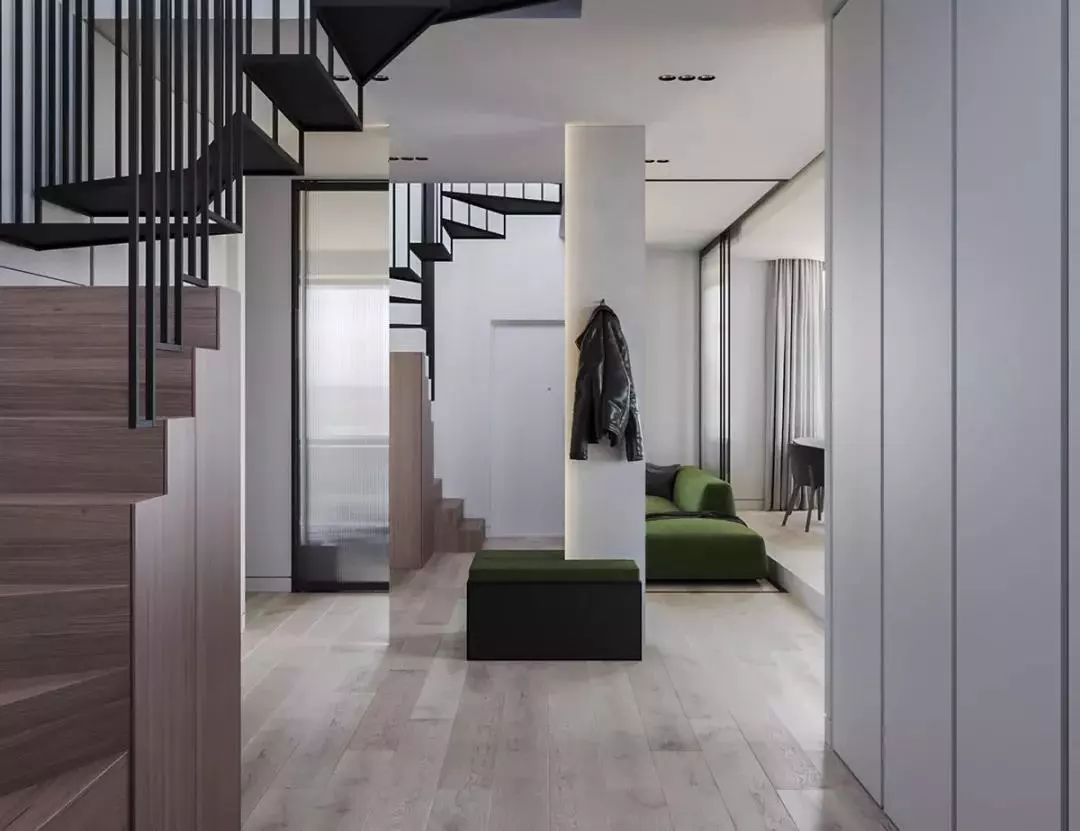 轻奢loft复式,70平loft装修轻奢图片