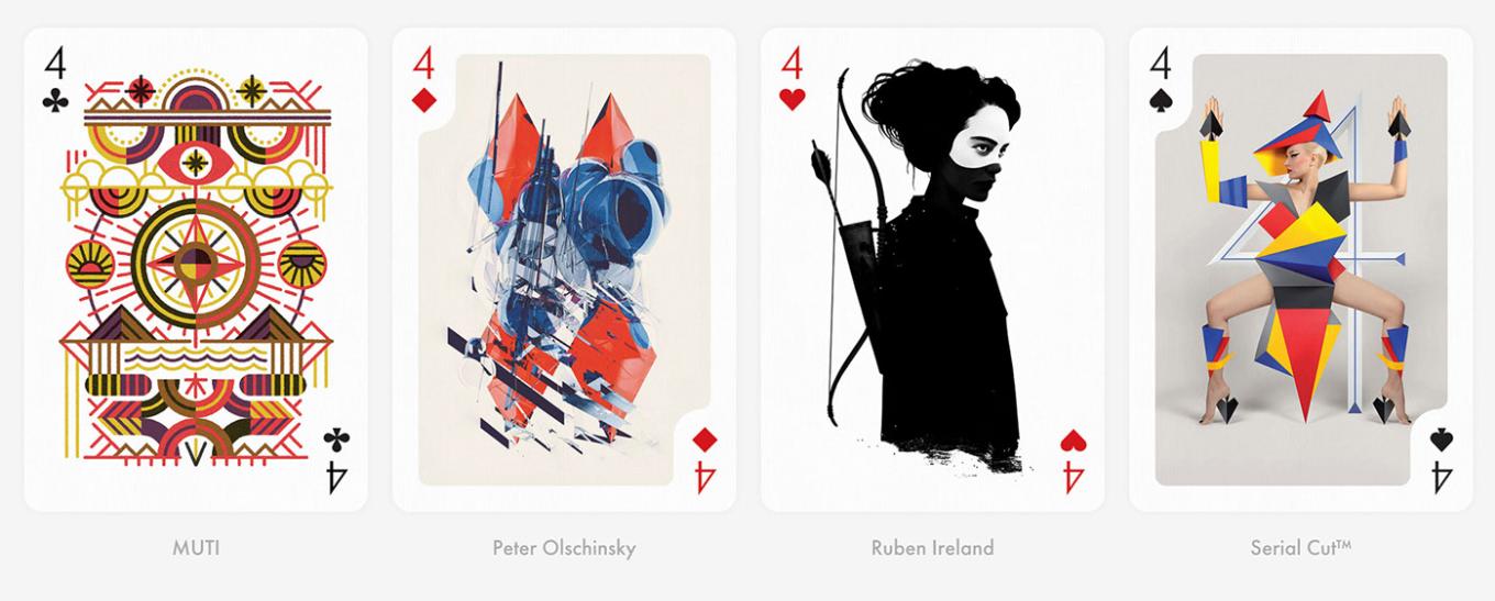 扑克牌广告创意教学,扑克牌创意海报