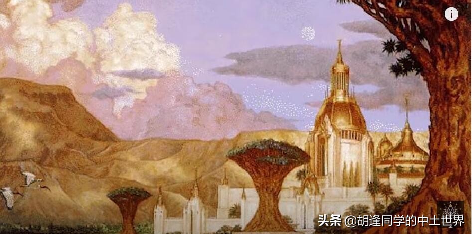 中土第一纪元最强的精灵王国,中土世界第一纪元高清地图