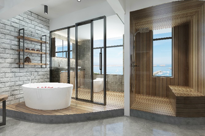 轻奢极简铝框玻璃门图片,玻璃门高级感装饰