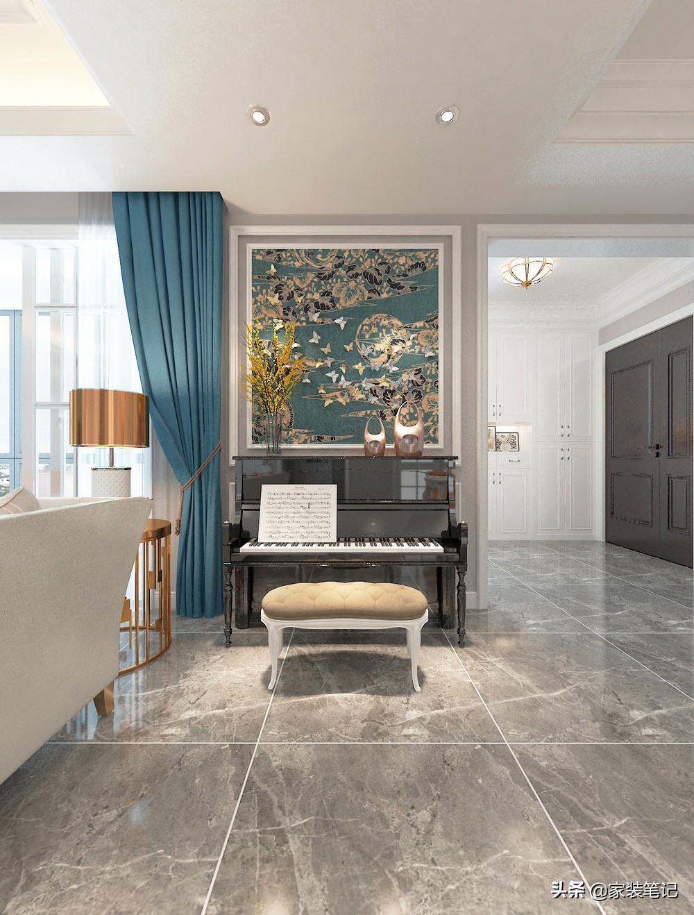 简欧的装修风格给你的不只是奢华,低调奢华欧式装修风格