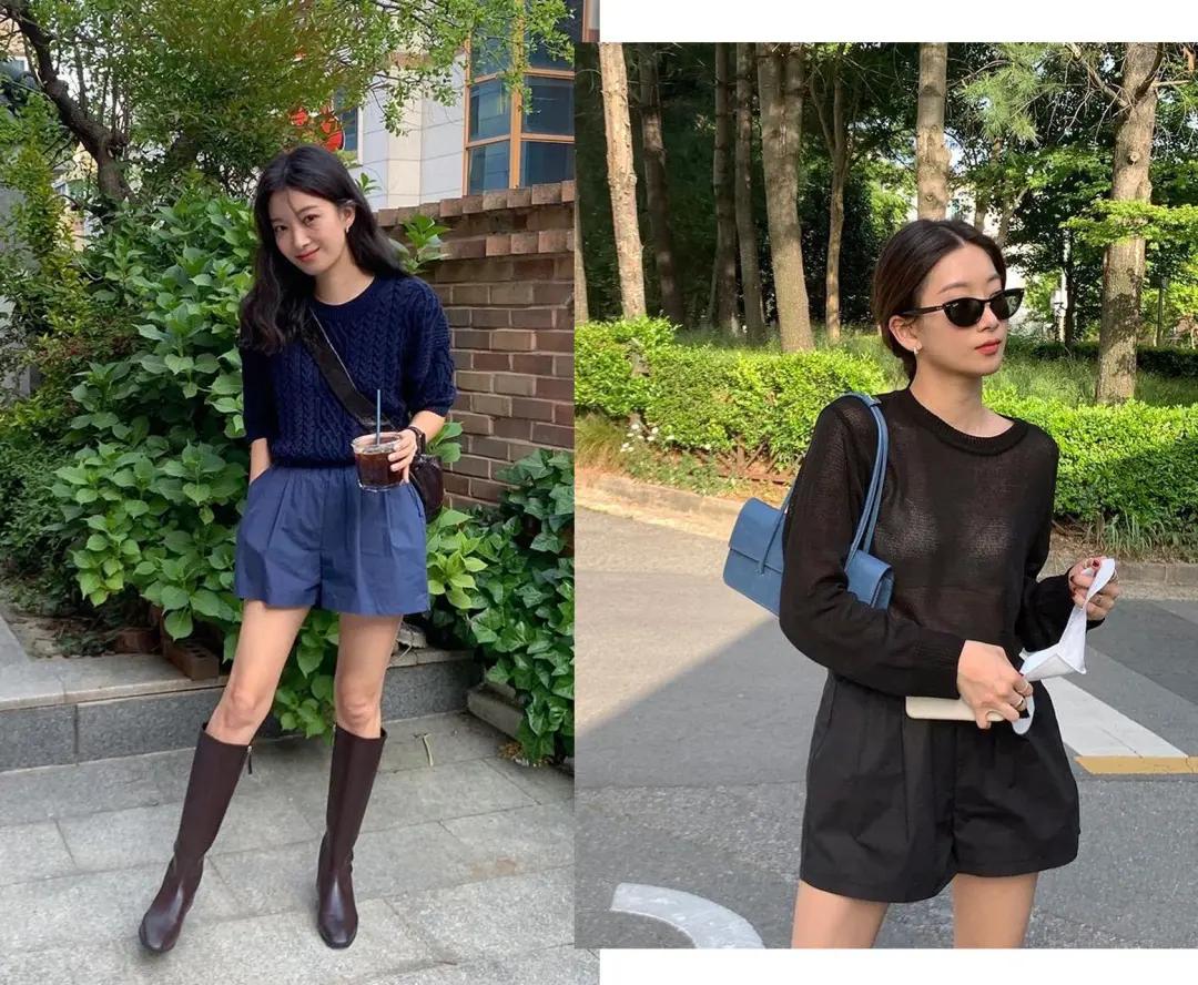 秋天穿jk该怎么搭配裤子,秋天穿裙子腿冷怎么搭配