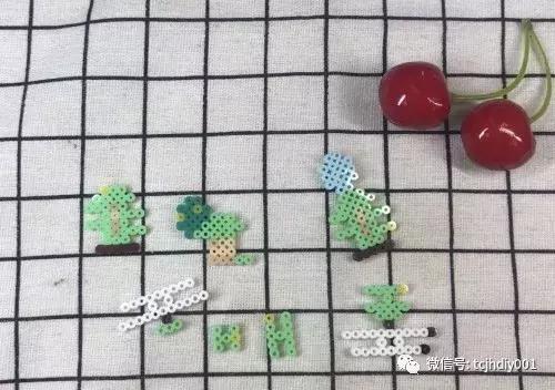 拼豆豆diy小图案彩虹,宝可梦拼豆图纸大全图片