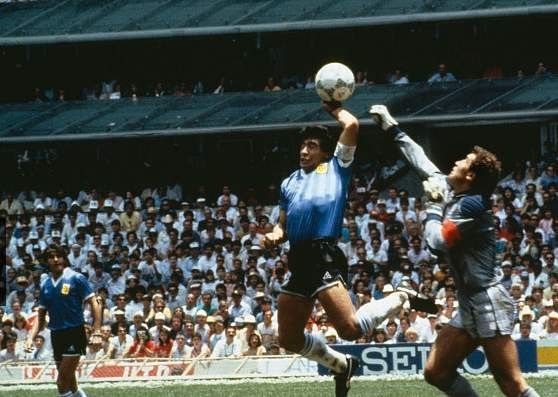 马拉多纳的上帝之手,马拉多纳的上帝之手是怎么回事