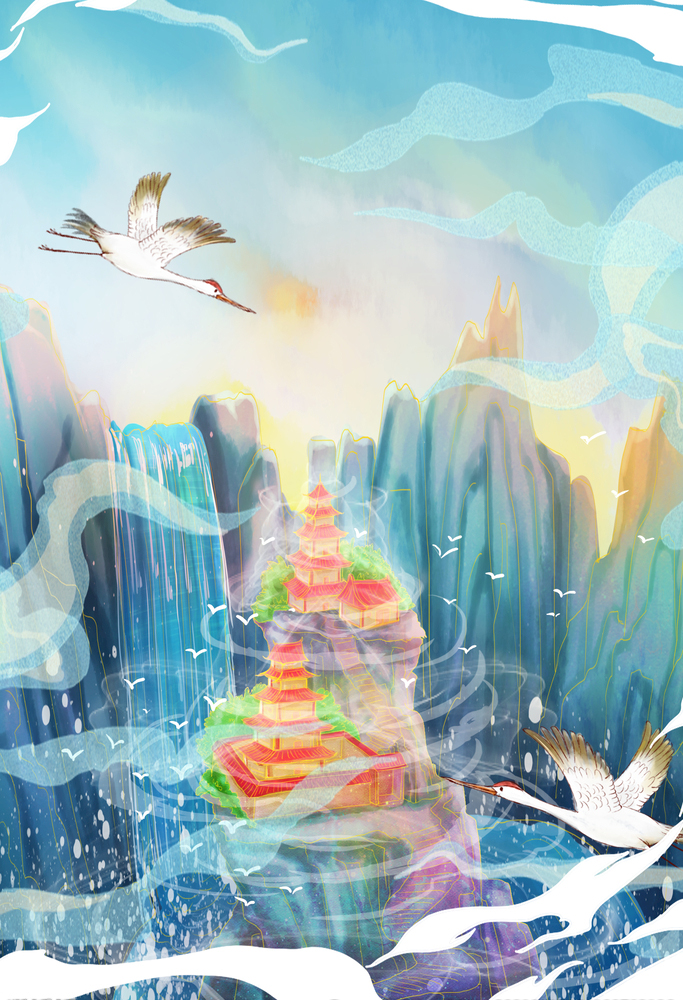 手绘国潮壁纸1920*1080,国潮壁纸图片保存