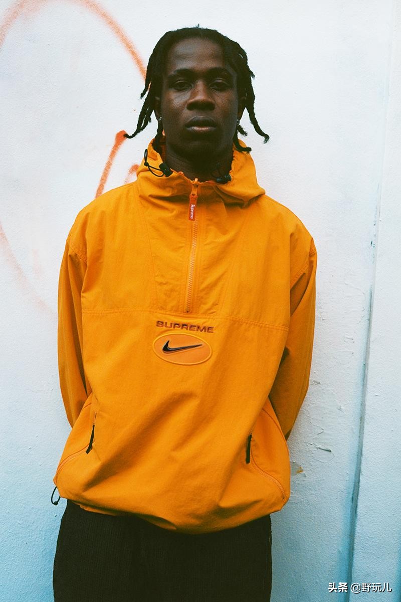 耐克supreme联名两面穿,nikexsupreme双面夹克