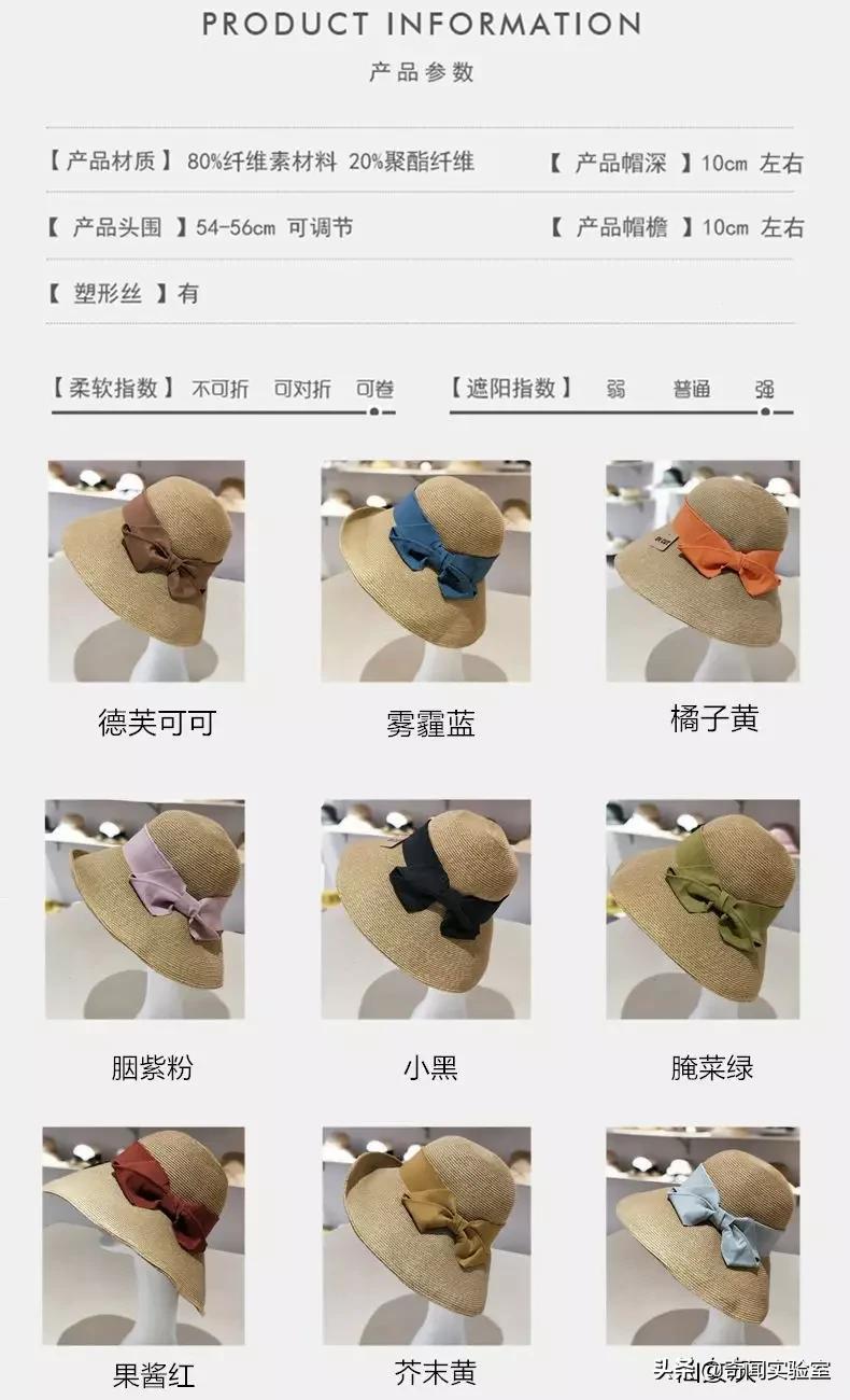 新型女士帽,户外防晒女帽折叠