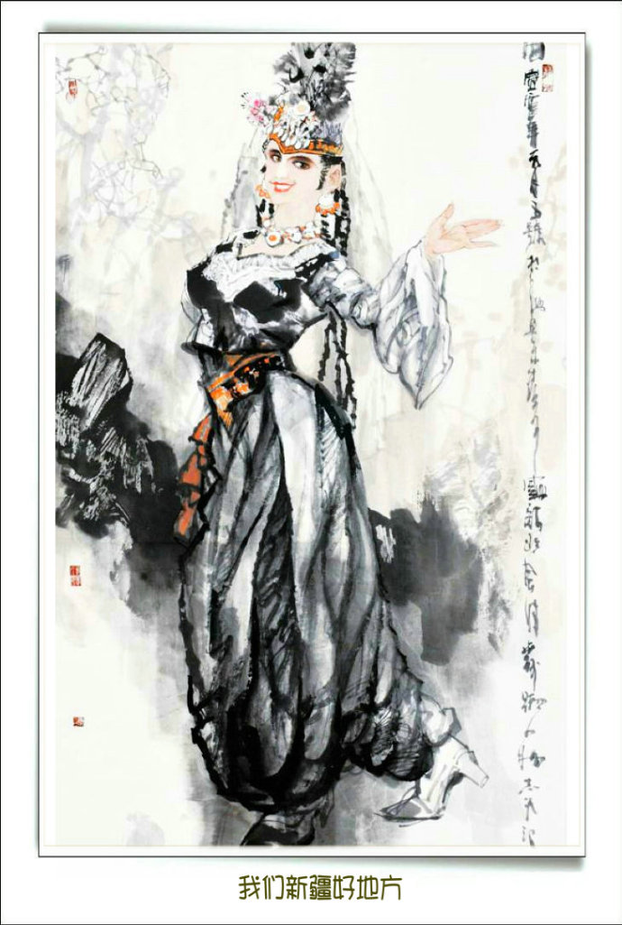 李志远三十张绝美人物画,李智远古风人物画