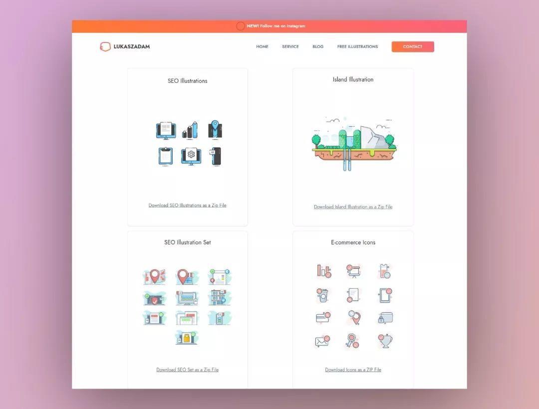 设计基础插画素材网站,插画ui素材