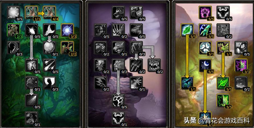 魔兽世界怀旧服pve德鲁伊天赋,魔兽世界怀旧服德鲁伊pvp天赋