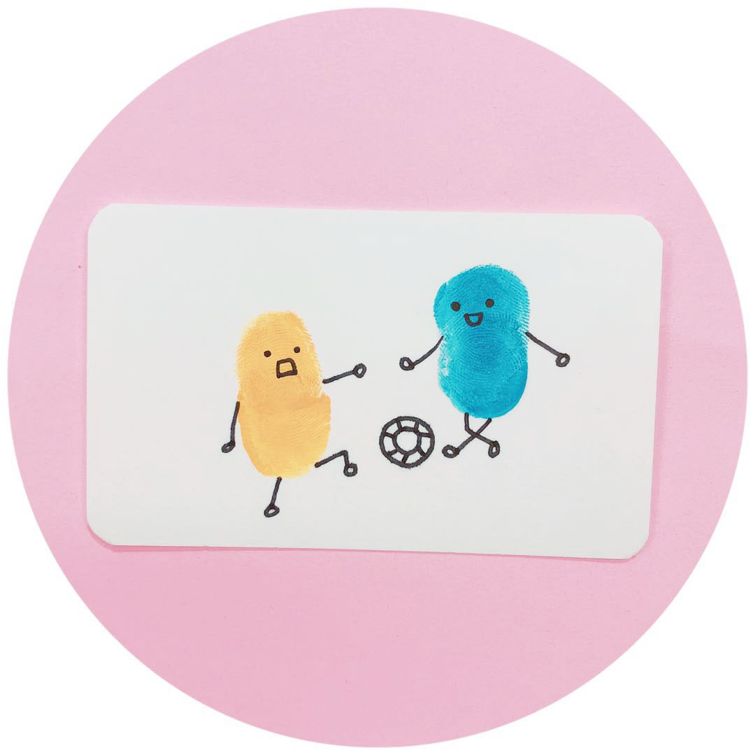 和孩子一起画手指画,儿童手指画简单的3-6岁教程