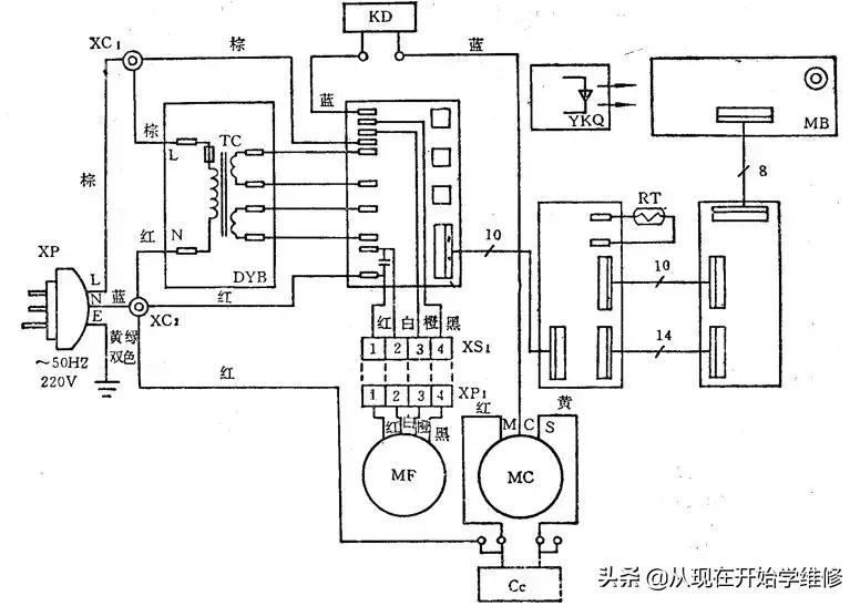 空调配线一览表,空调电路专用连接线路图