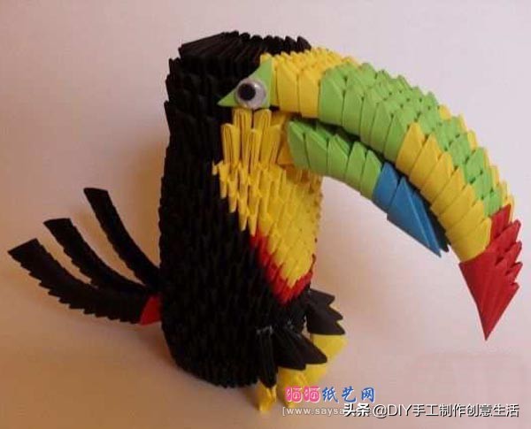 超简单的三角插教程,三角插孔雀开屏全图解详细步骤