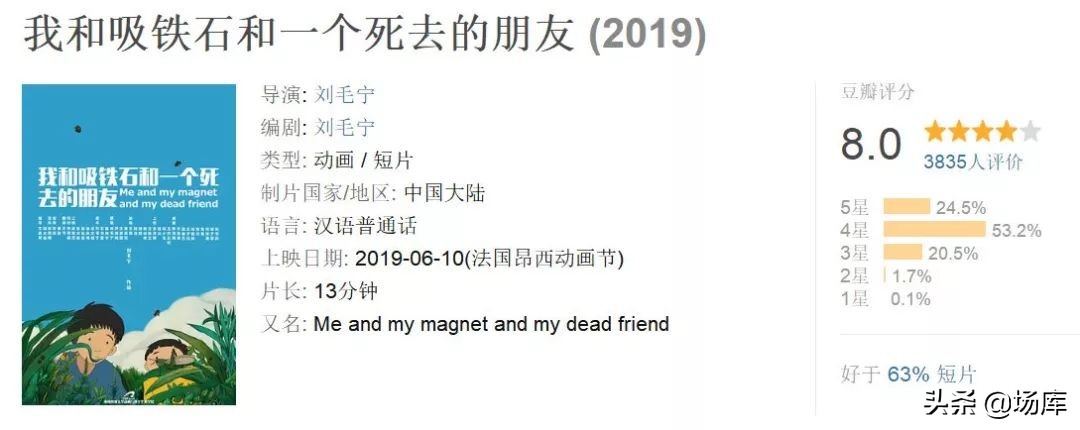 3分钟看完豆瓣高分短片,9部有趣的高分短片