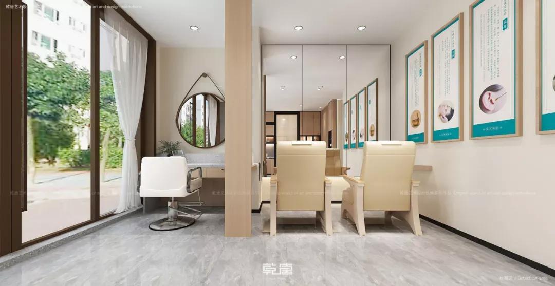 沈阳高端美容院设计案例,双美美容院设计