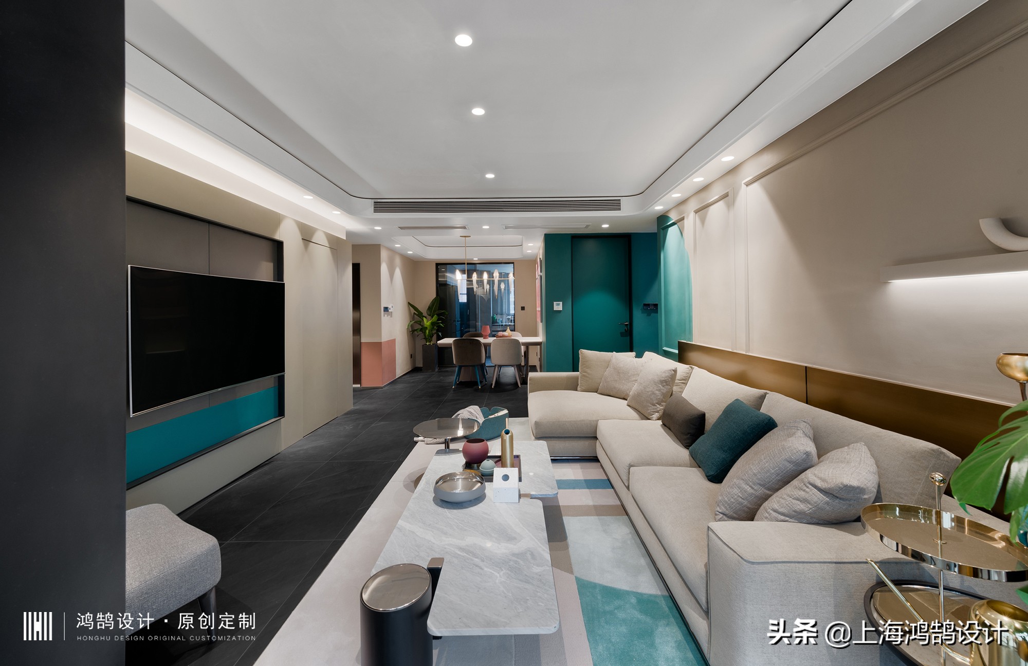 艺术家的室内软装设计案例,孟菲斯风格屏风软装