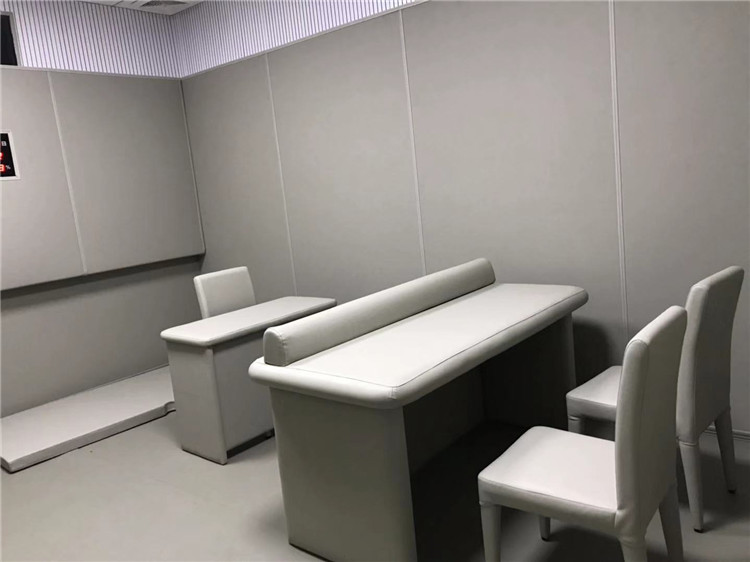 谈话室防撞软包安装案例效果分享,谈话室墙面防撞软包厂家