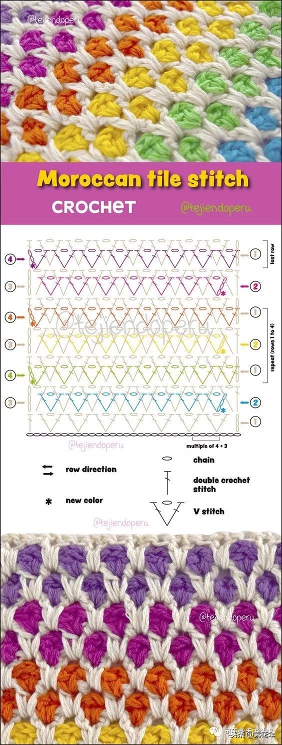 学毛线钩花一学就会简单,新手学毛线钩花