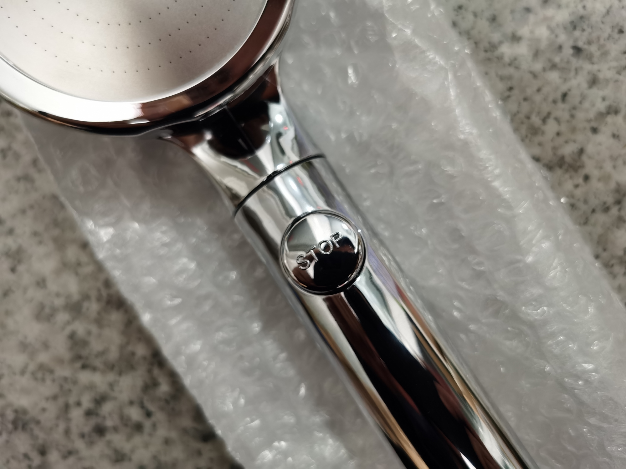 淋浴头一键止水,淋浴头双头套装