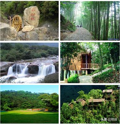 永春桃城镇桃园天地,山水桃源风景图片