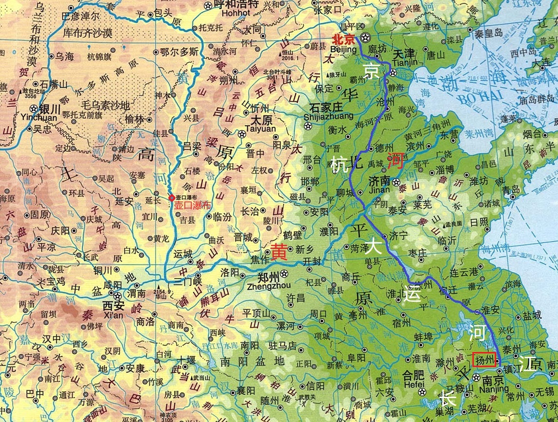 江苏扬州市的发展,扬州运河的历史变迁