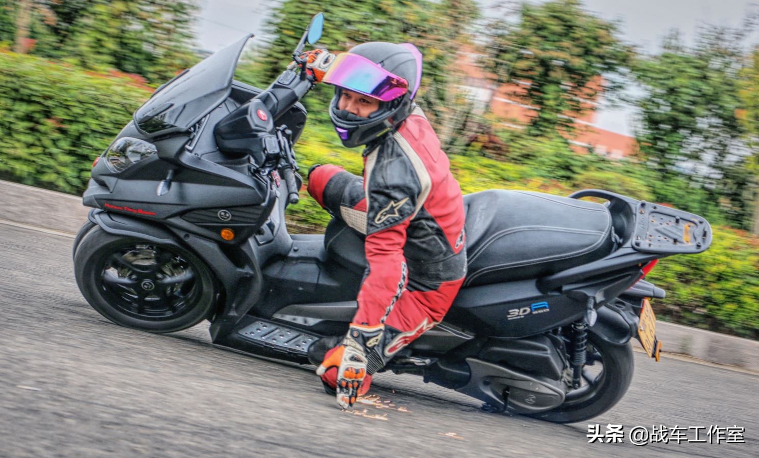 宏佳腾350评测视频,宏佳腾3d350r试驾