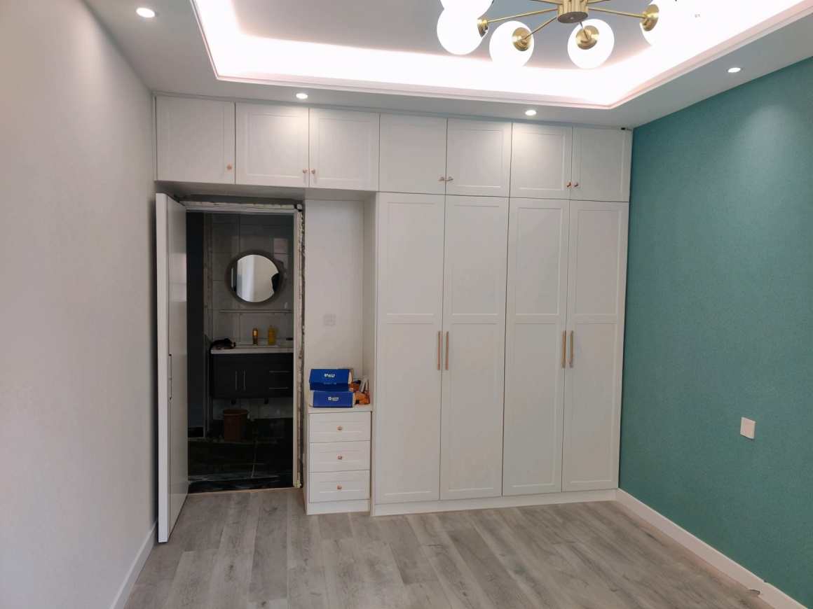 木工自己打原木橱柜,橱柜木工打柜子图