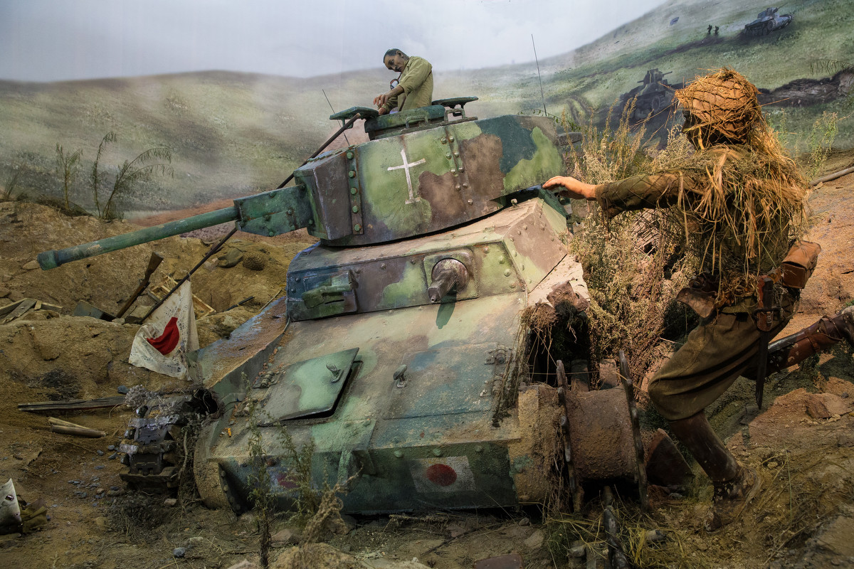 抗日战争日本大佐,日军大佐攻打国军