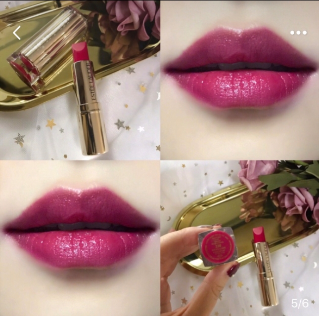 杨幂代言的雅诗兰黛口红色号,雅诗兰黛金管口红305试色