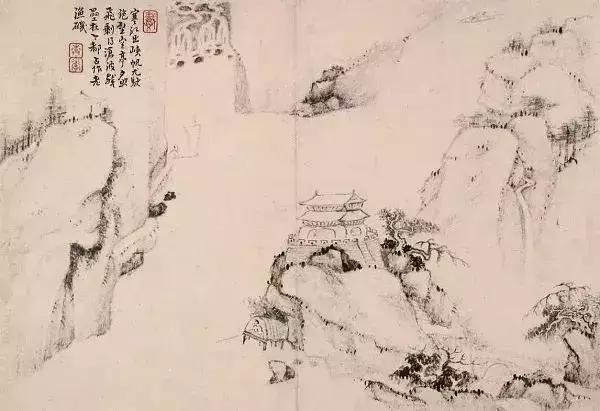 枯笔之境的书法作品,枯笔之境