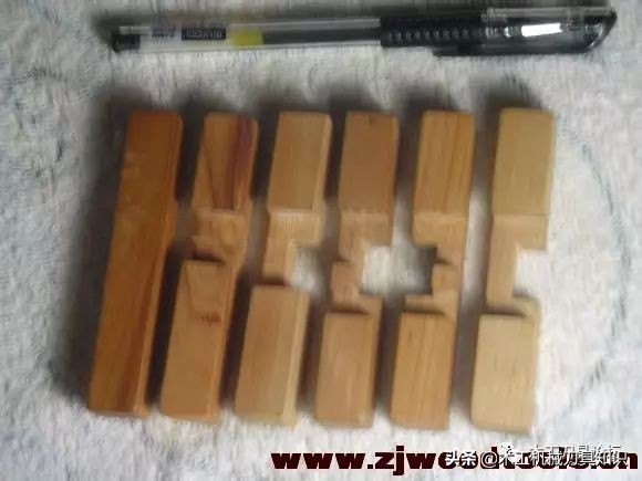 鲁班锁十角图解,鲁班锁三根拼法