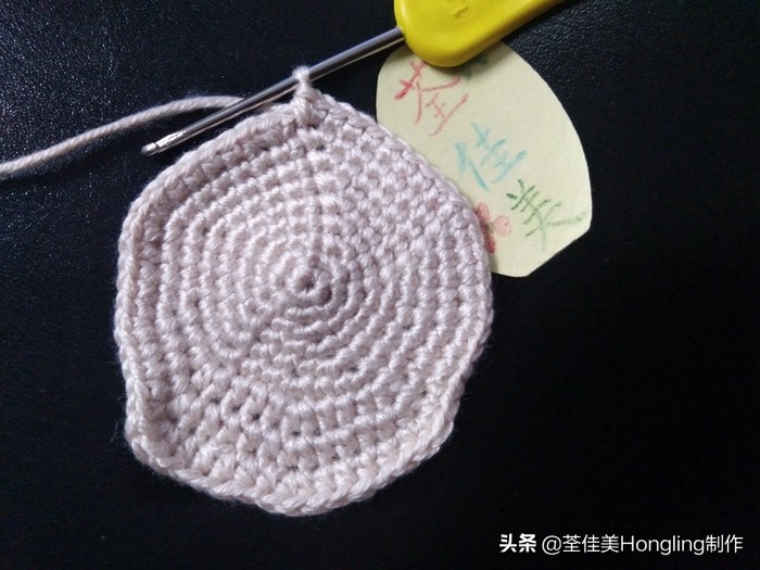 马蹄莲花的钩织教程,马蹄莲宽叶子的钩织教程