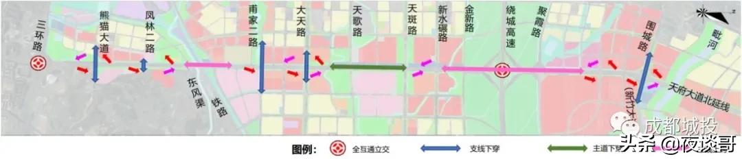 天府大道北延线有红绿灯吗,天府大道北延线改造后有红绿灯吗