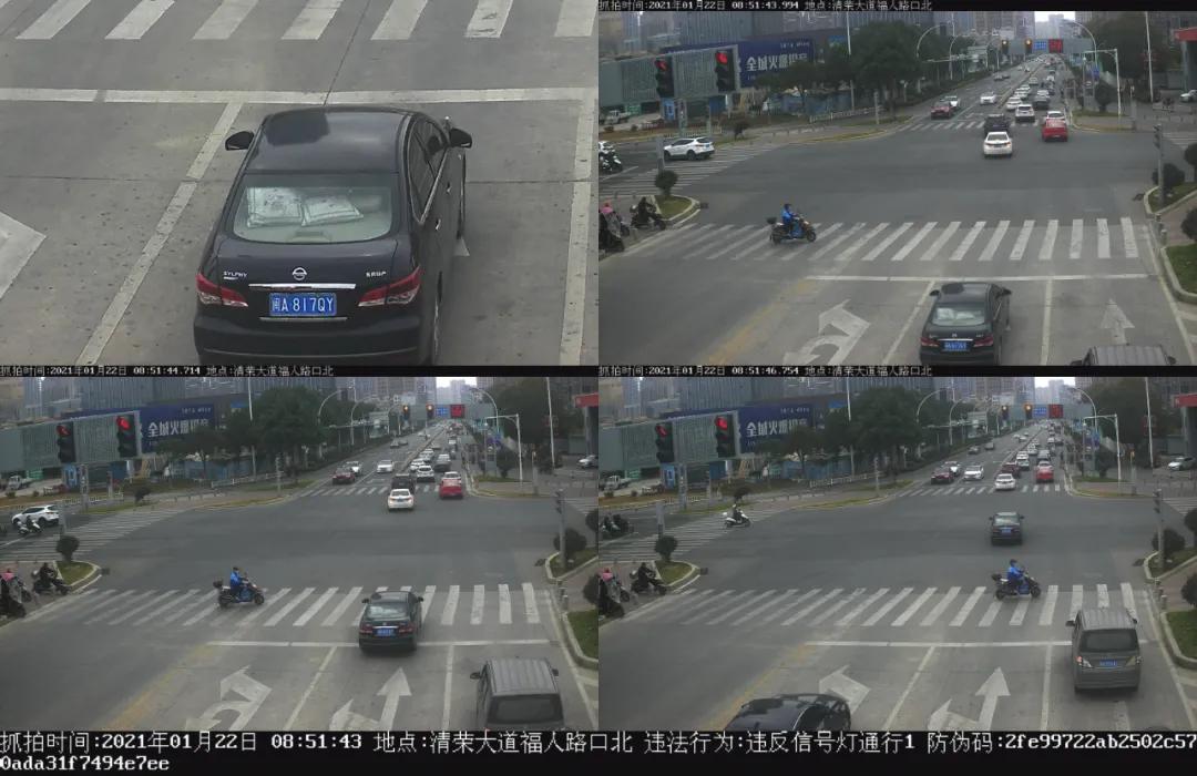 曝光！福清这些车主闯红灯被点名批评了